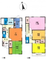 堀込車庫あり! 日当たり・通風良好! 神戸電鉄「鈴蘭台」駅徒歩約11分!