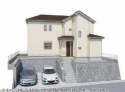 新築戸建て！　駐車並列２台可！　４ＬＤＫの間取り！