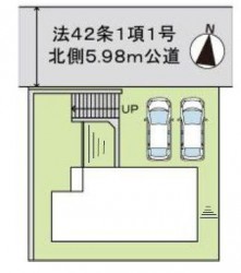 新築戸建て　駐車並列２台可！　南向きバルコニー！　複層ガラス仕様！　浴室暖房乾燥機ほか設備充実！