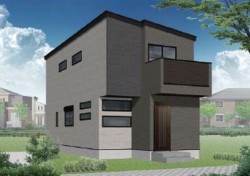 新築戸建て　５号棟　駐車２台可（車種による）　耐震等級３取得！　地盤保証付き！