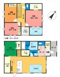 ハマホーム施工の新築戸建て！　オール電化住宅！　全居室収納あり！　駅徒歩９分！