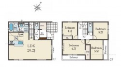 神戸市一円でお部屋を探すなら不動産情報満載のセンチュリー21ハウジング流通 新築戸建て　３号棟　　神戸電鉄「田尾寺」駅徒歩１３分！　駐車２台可！