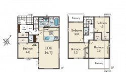 神戸市一円でお部屋を探すなら不動産情報満載のセンチュリー21ハウジング流通 新築戸建て　５号棟　　神戸電鉄「田尾寺」駅徒歩１３分！　駐車２台可！