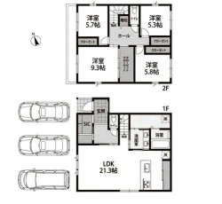 神戸市一円でお部屋を探すなら不動産情報満載のセンチュリー21ハウジング流通 新築戸建て　２号地　省エネ基準適合住宅！　高気密・高断熱住宅！